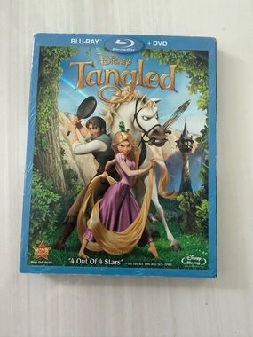 Disney Tangled 2-Disc Combo Pack - Green, Yellow, Red Artwork